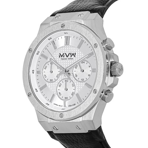 Đồng hồ MVW Hồn Việt 43 mm Nam ML086-02-HV Màu Đen