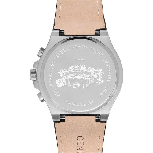 Đồng hồ MVW Hồn Việt 43 mm Nam ML086-02-HV Màu Đen