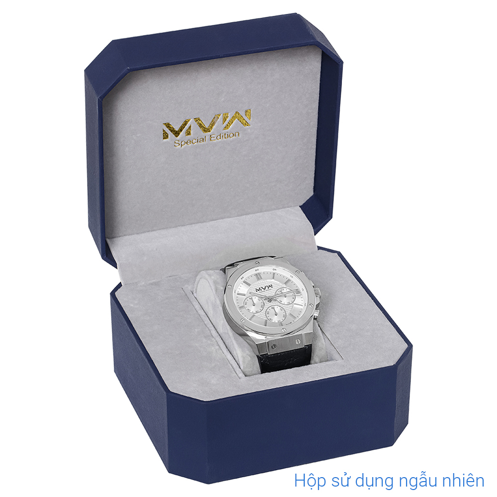Đồng hồ MVW Hồn Việt 43 mm Nam ML086-02-HV Màu Đen