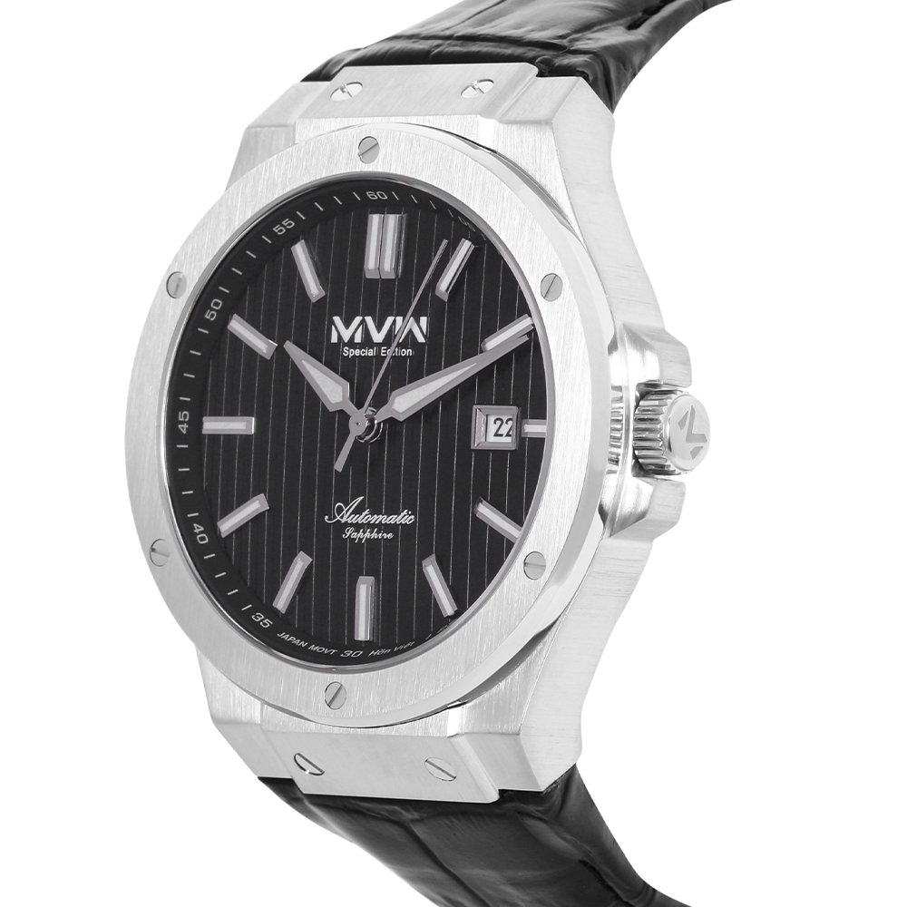 Đồng hồ MVW Hồn Việt 43 mm Nam MLA086-03-HV Màu Đen