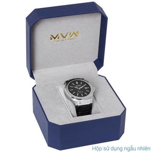 Đồng hồ MVW Hồn Việt 43 mm Nam MLA086-03-HV Màu Đen