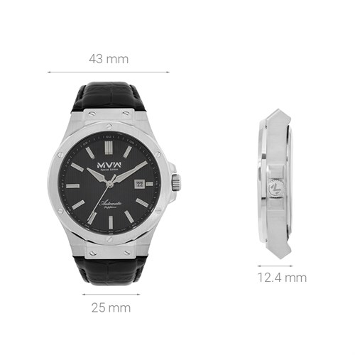 Đồng hồ MVW Hồn Việt 43 mm Nam MLA086-03-HV Màu Đen