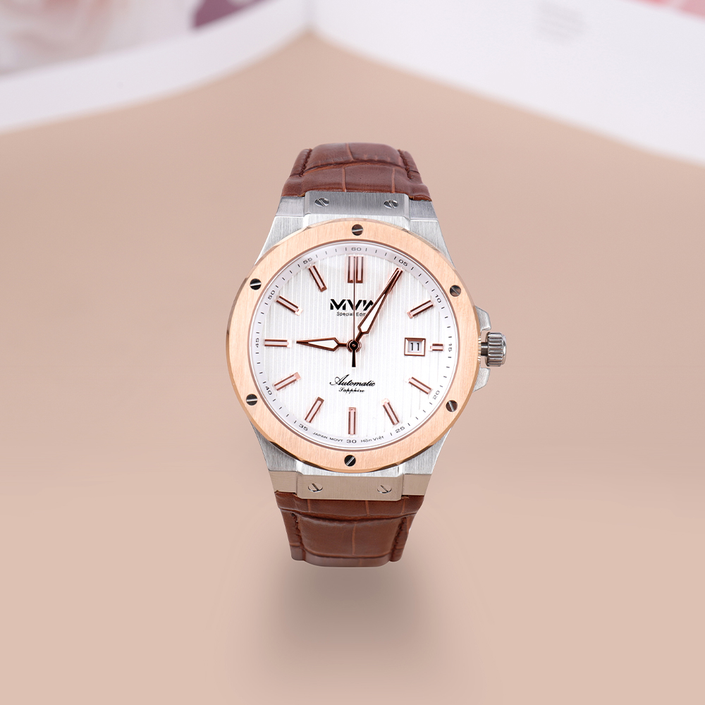 Đồng hồ MVW Hồn Việt 43 mm Nam MLA086-04-HV