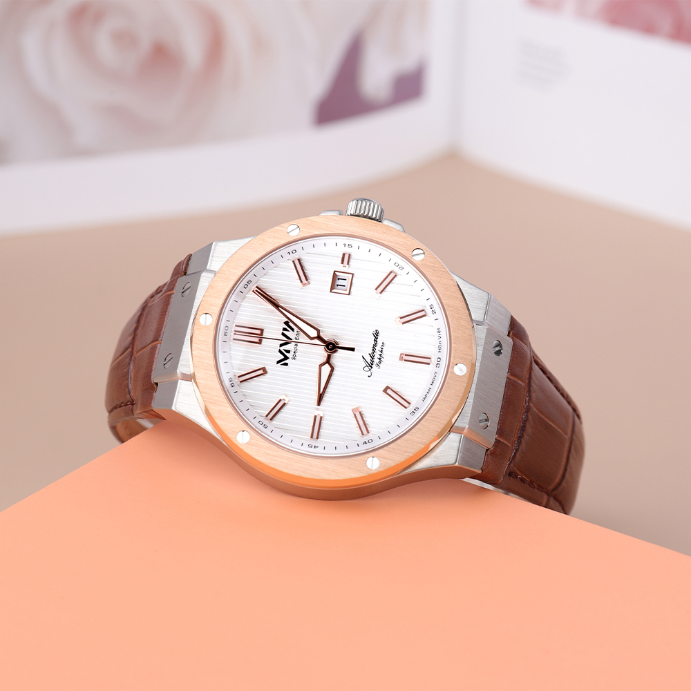 Đồng hồ MVW Hồn Việt 43 mm Nam MLA086-04-HV