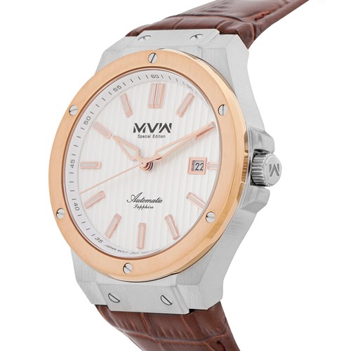 Đồng hồ MVW Hồn Việt 43 mm Nam MLA086-04-HV Màu Nâu