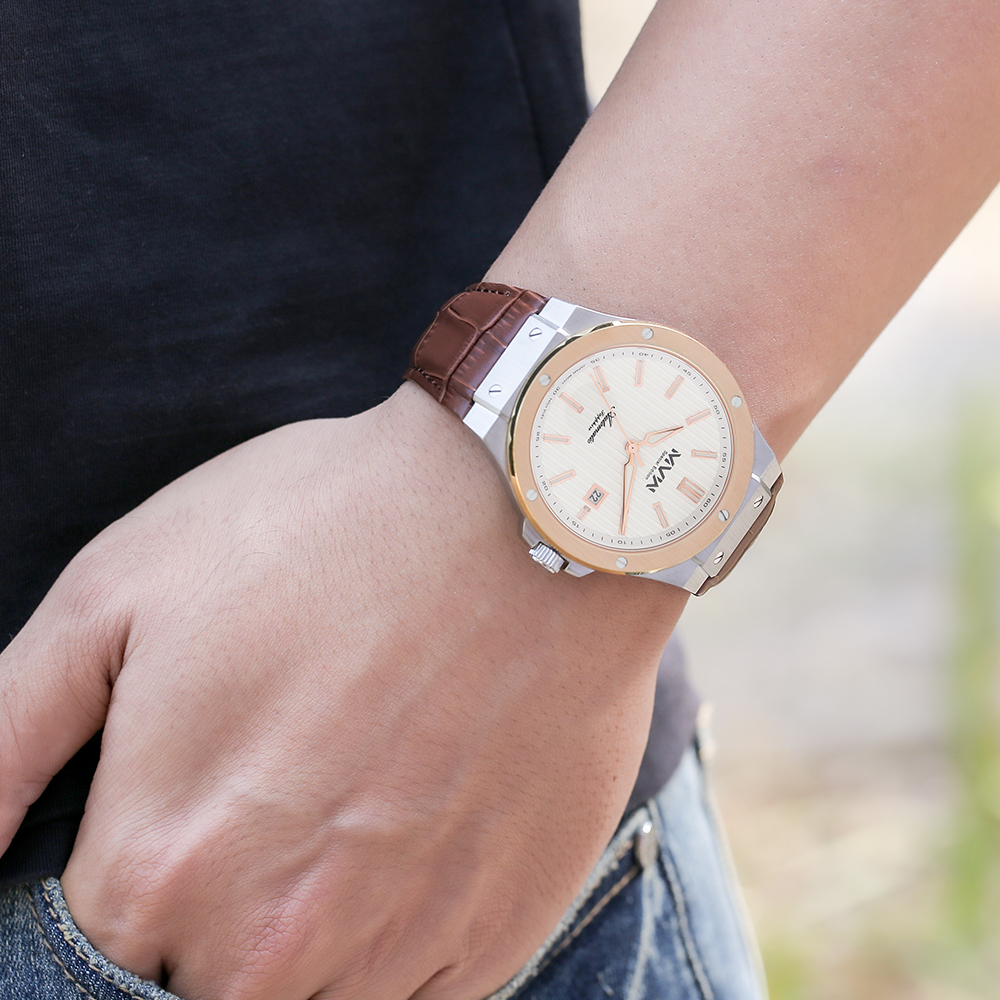 Đồng hồ MVW Hồn Việt 43 mm Nam MLA086-04-HV