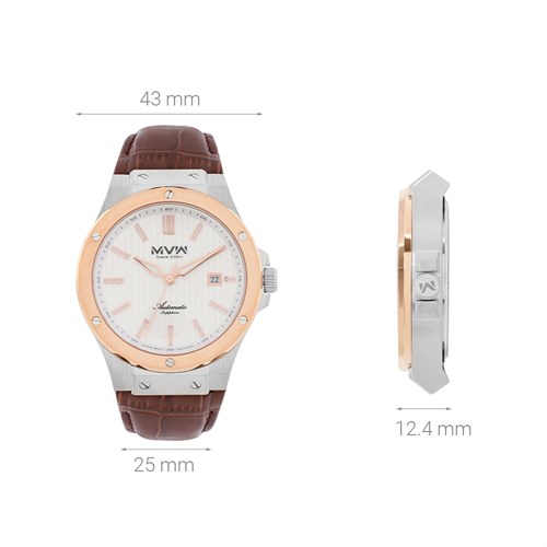 Đồng hồ MVW Hồn Việt 43 mm Nam MLA086-04-HV Màu Nâu