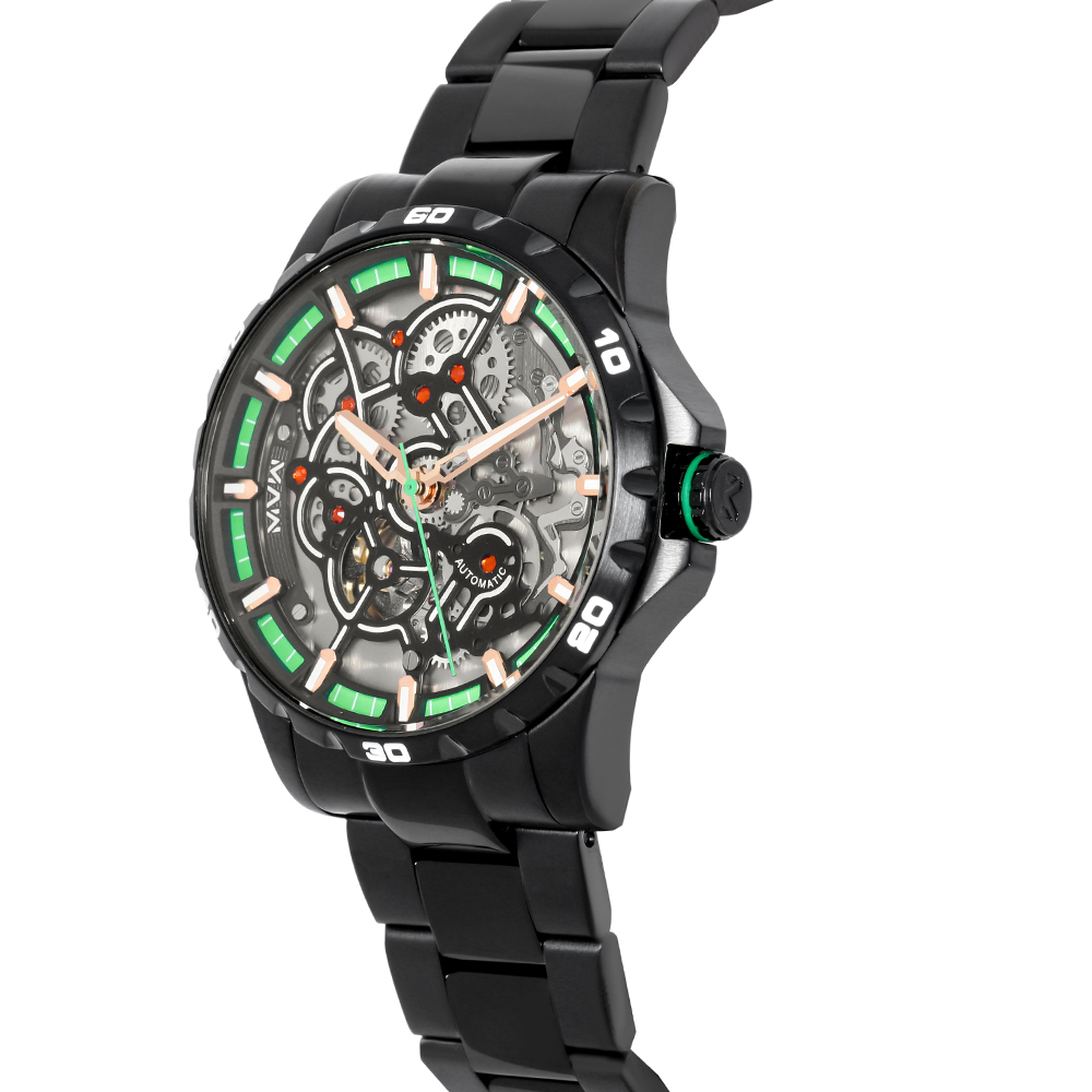 Đồng hồ MVW Galaxy 43 mm Nam MSA091-01-S1 Màu Đen