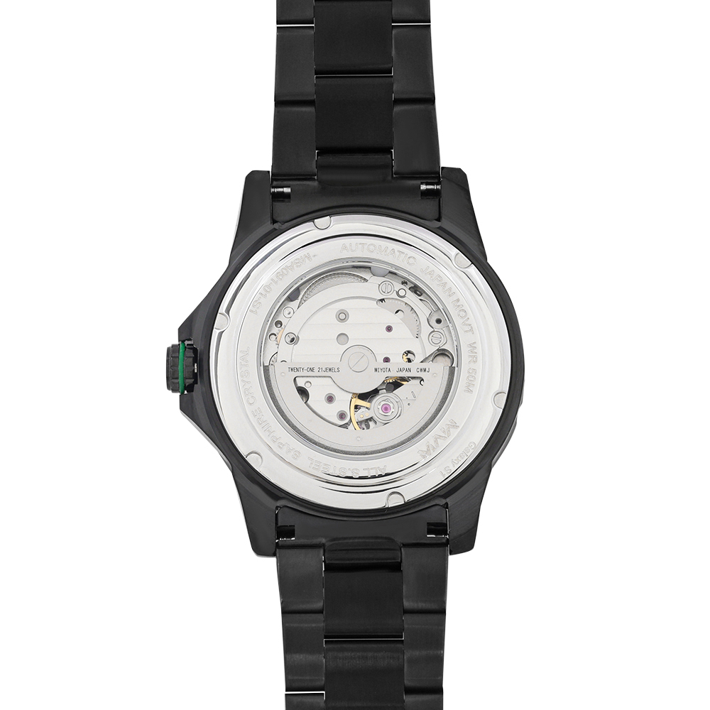 Đồng hồ MVW Galaxy 43 mm Nam MSA091-01-S1 Màu Đen