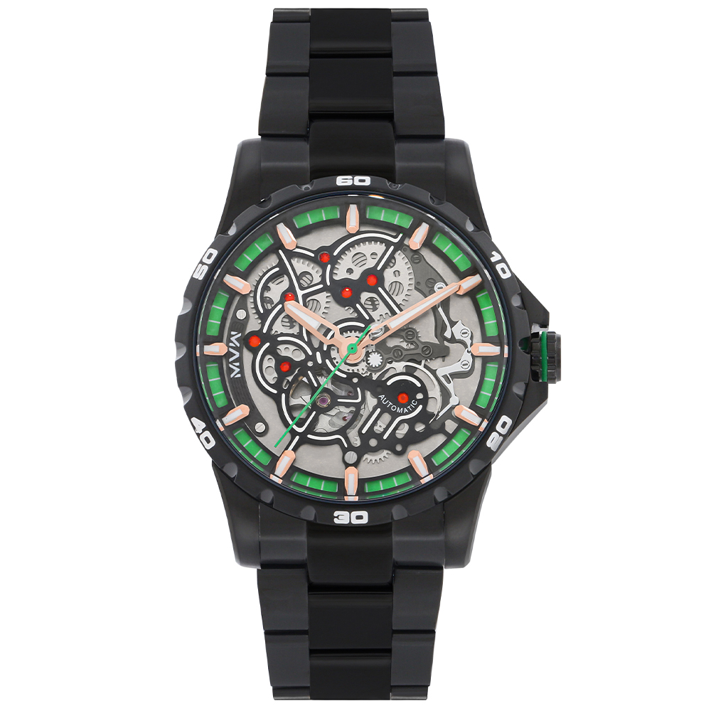 Đồng hồ MVW Galaxy 43 mm Nam MSA091-01-S1 Màu Đen