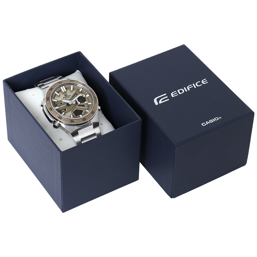 Đồng hồ Edifice Casio 46.9 mm Nam EFV-C110D-5ADF Màu Bạc