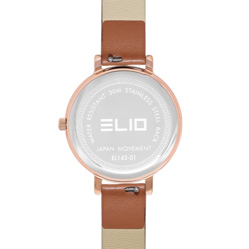 Set quà - Đồng hồ Elio 32 mm Nữ EL143-01 Màu Nâu