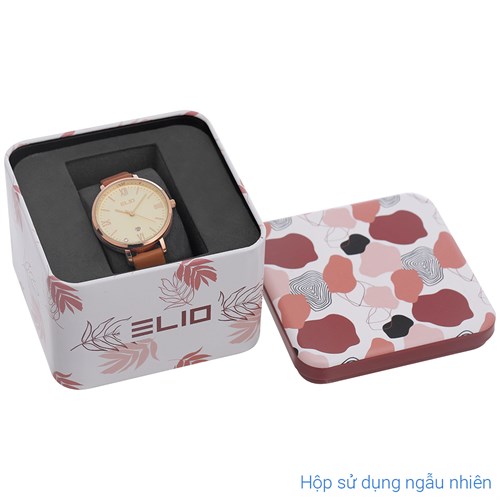 Set quà - Đồng hồ Elio 32 mm Nữ EL143-01 Màu Nâu