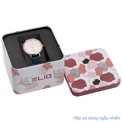 Set quà - Đồng hồ Elio 32 mm Nữ EL143-02 Màu Xanh