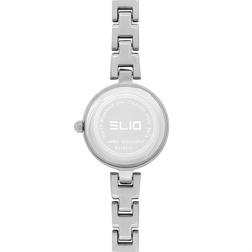 Set quà - Đồng hồ Elio 25 mm Nữ ES151-01 Màu Bạc