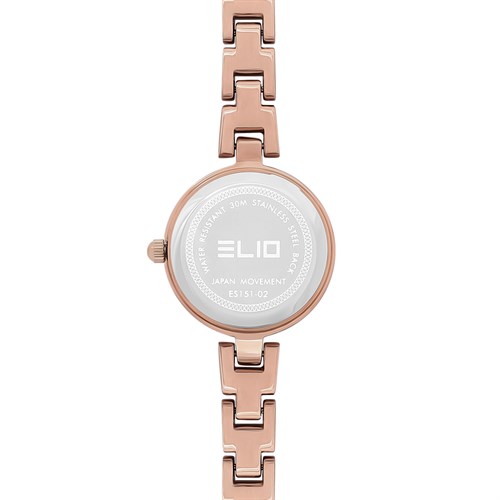 Set quà - Đồng hồ Elio 25 mm Nữ ES151-02 Màu Vàng Hồng