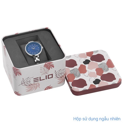 Set quà - Đồng hồ Elio 28 mm Nữ ES152-01 Màu Bạc