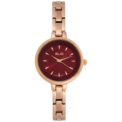 Set quà - Đồng hồ Elio 28 mm Nữ ES152-02 Màu Vàng Hồng