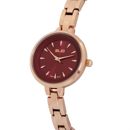 Set quà - Đồng hồ Elio 28 mm Nữ ES152-02 Màu Vàng Hồng