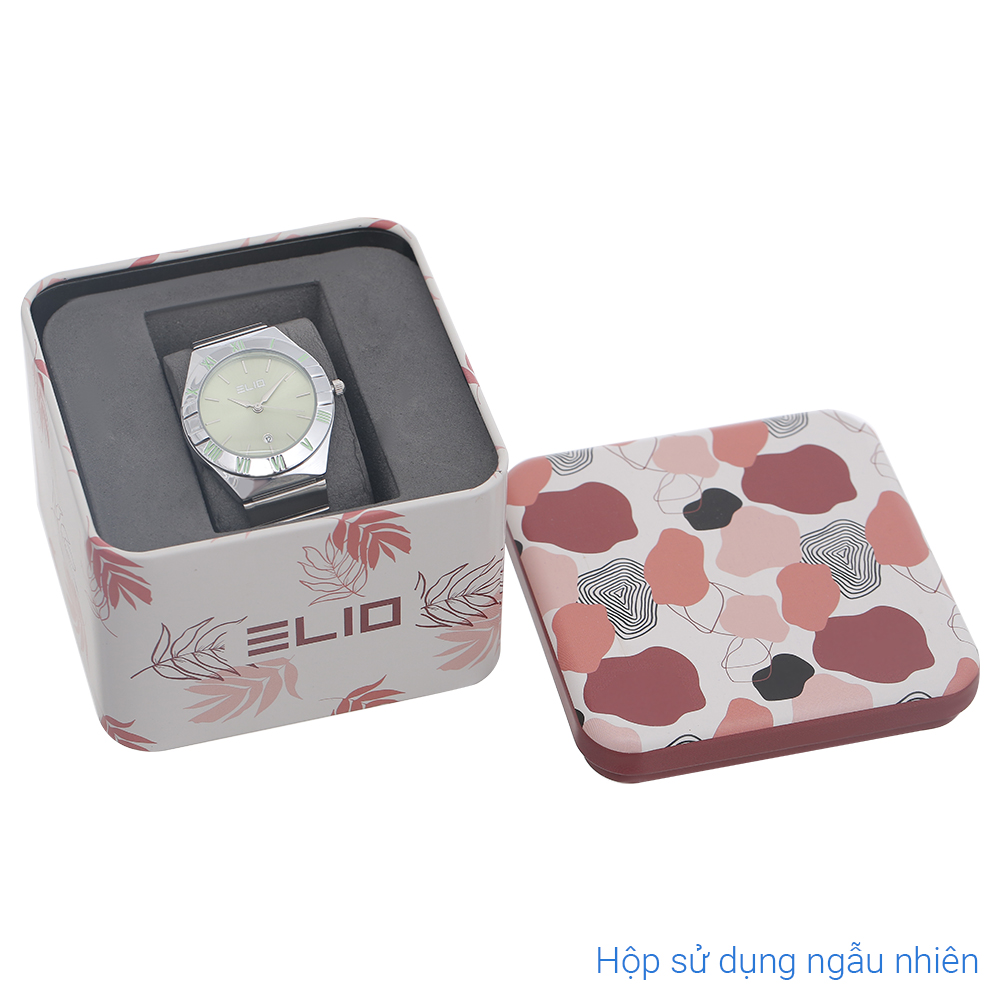 Set quà - Đồng hồ Elio 32 mm Nữ ES153-01 Màu Bạc