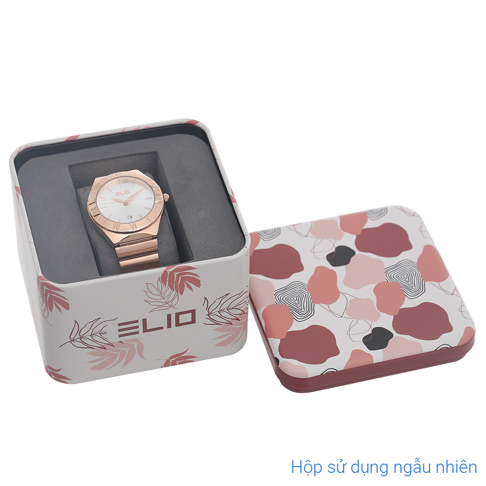 Set quà - Đồng hồ Elio 32 mm Nữ ES153-02 Màu Vàng Hồng