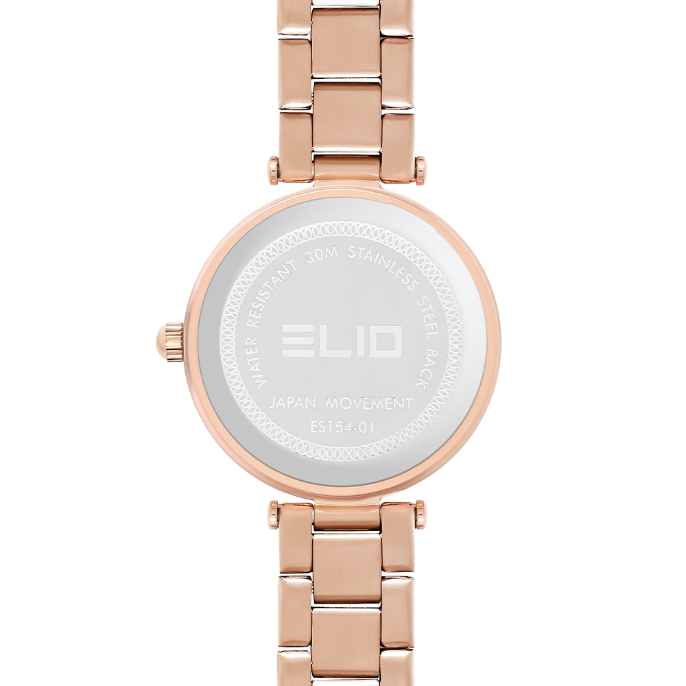 Set quà - Đồng hồ Elio 32 mm Nữ ES154-01 Màu Vàng Hồng