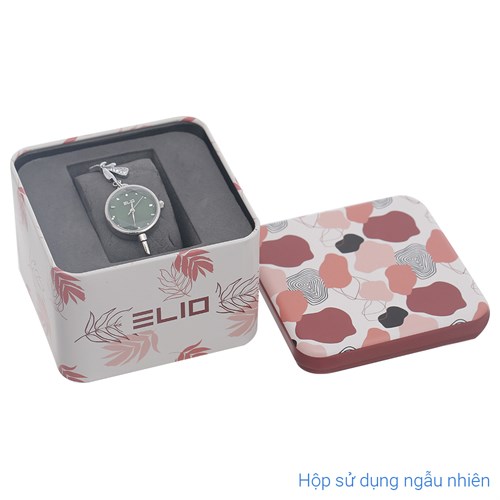 Set quà - Đồng hồ Elio 24 mm Nữ ES155-01 Màu Bạc