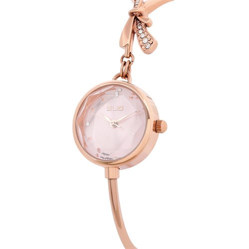 Set quà - Đồng hồ Elio 24 mm Nữ ES155-02 Màu Vàng Hồng