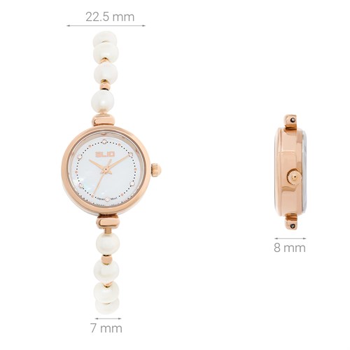 Set quà - Đồng hồ Elio 22.5 mm Nữ ES156-01 Màu Trắng
