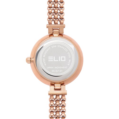 Set quà - Đồng hồ Elio 28 mm Nữ ES157-01 Màu Vàng Hồng