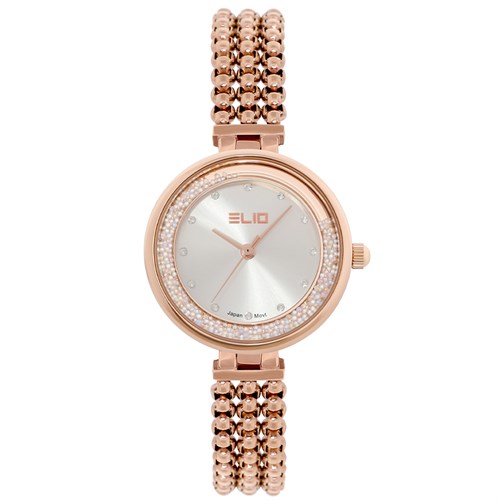 Set quà - Đồng hồ Elio 28 mm Nữ ES157-02 Màu Vàng Hồng