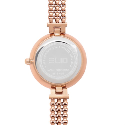 Set quà - Đồng hồ Elio 28 mm Nữ ES157-02 Màu Vàng Hồng