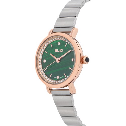 Set quà - Đồng hồ Elio 28 mm Nữ ES158-01 Màu Bạc