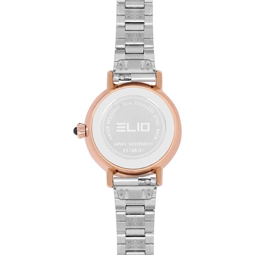 Set quà - Đồng hồ Elio 28 mm Nữ ES158-01 Màu Bạc