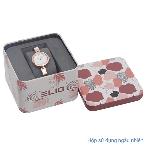 Set quà - Đồng hồ Elio 24 mm Nữ ES159-02 Màu Vàng Hồng