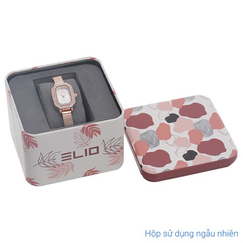 Set quà - Đồng hồ Elio 19 mm Nữ ES1600-01 Màu Vàng Hồng