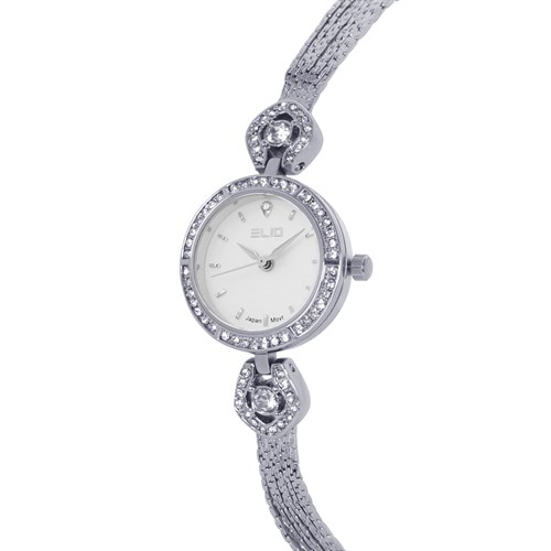Set quà - Đồng hồ Elio 24 mm Nữ ES161-01 Màu Bạc