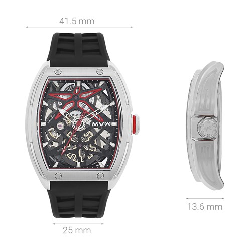 Đồng hồ MVW Galaxy 41.5 mm Nam MSCA002-03-S3 Màu Đen
