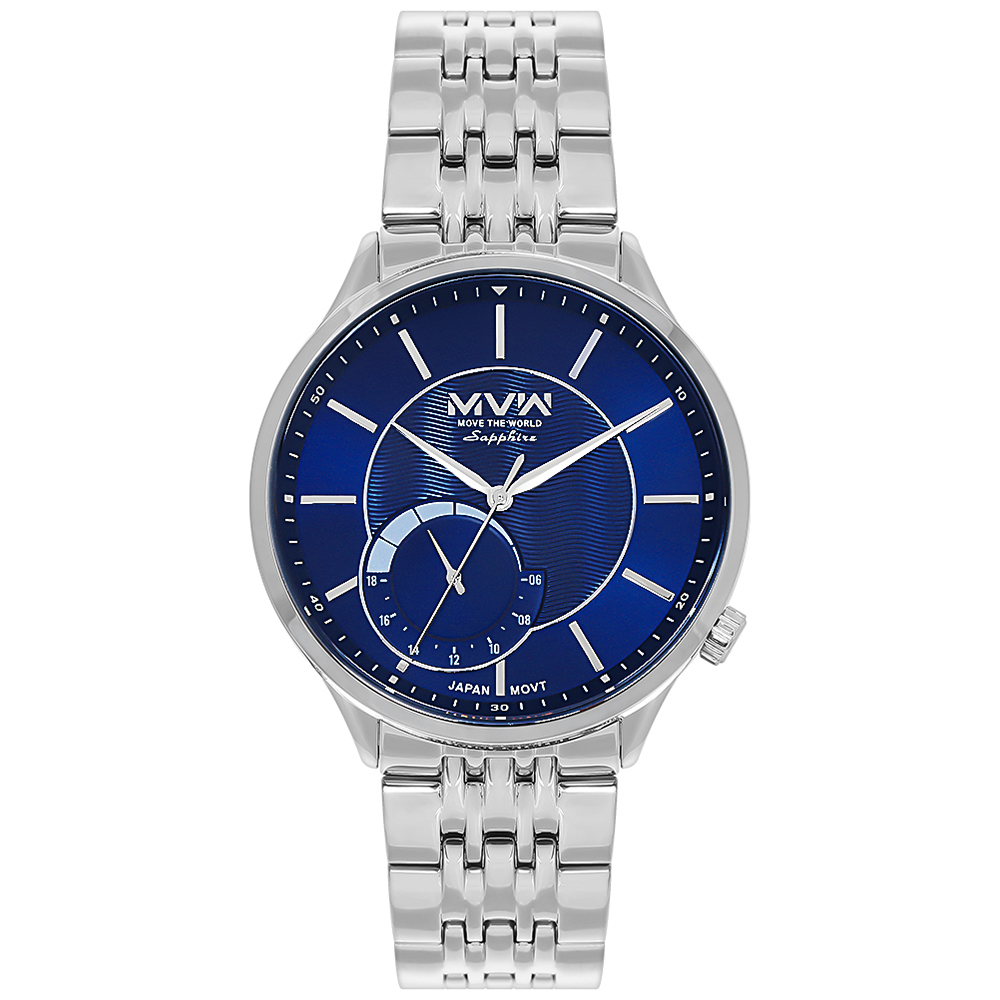Đồng hồ MVW 41 mm Nam MS095-01 Màu Bạc