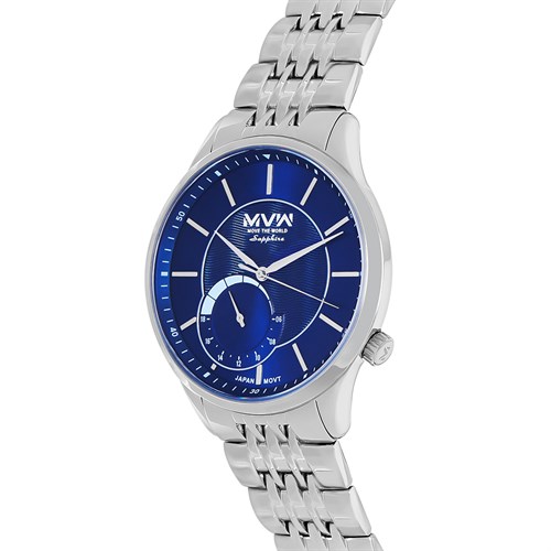 Đồng hồ MVW 41 mm Nam MS095-01 Màu Bạc