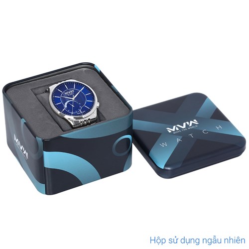 Đồng hồ MVW 41 mm Nam MS095-01 Màu Bạc