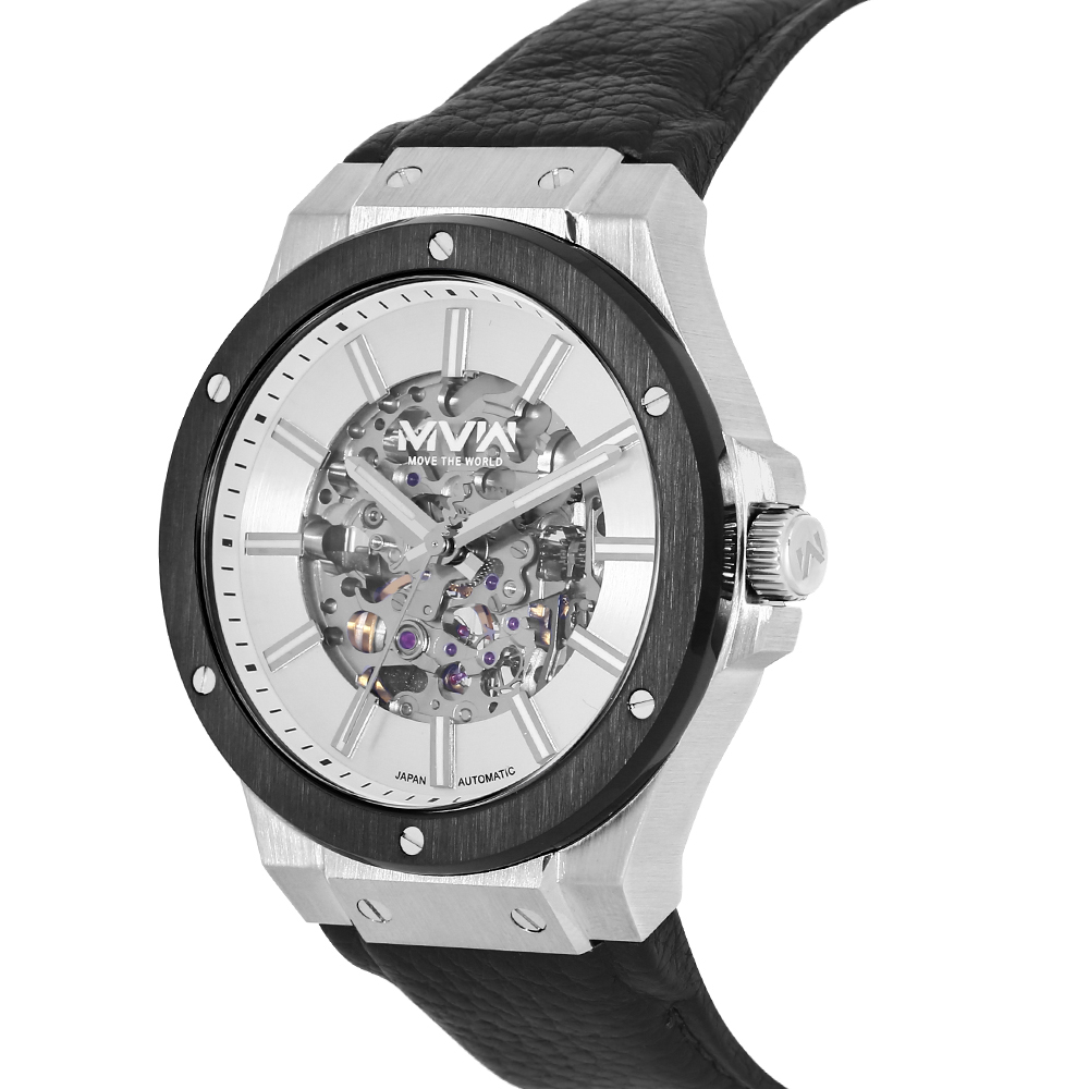 Đồng hồ MVW Galaxy 43 mm Nam MLA088-01 Màu Đen
