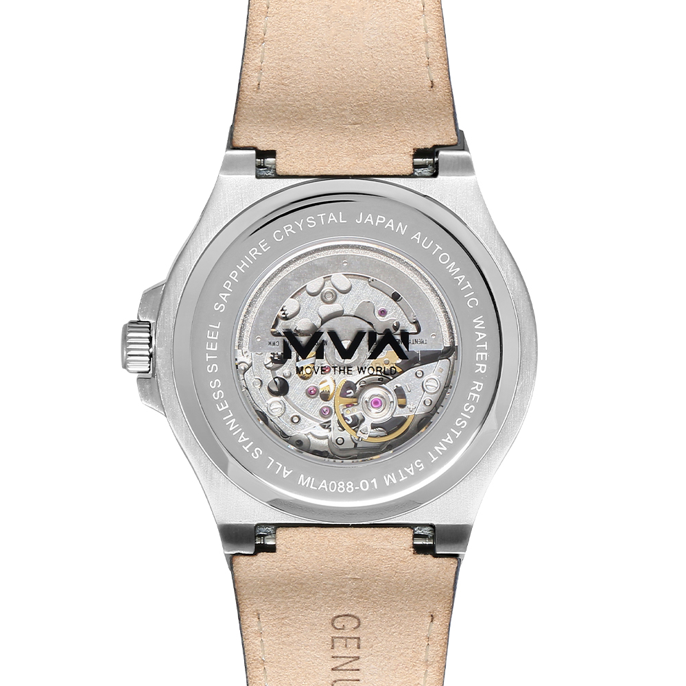 Đồng hồ MVW Galaxy 43 mm Nam MLA088-01 Màu Đen