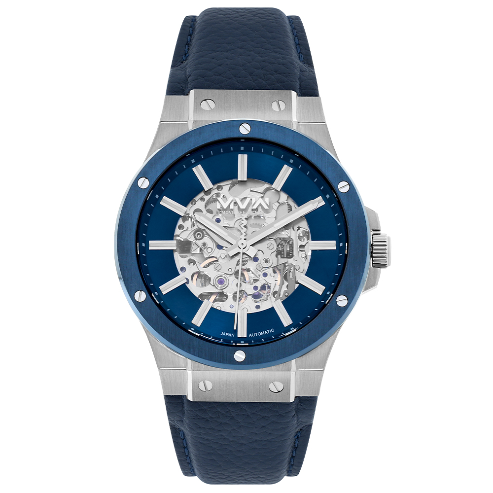 Đồng hồ MVW Galaxy 43 mm Nam MLA088-02 Màu Xanh