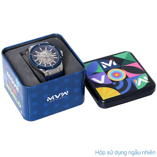 Đồng hồ MVW Galaxy 43 mm Nam MLA088-02 Màu Xanh