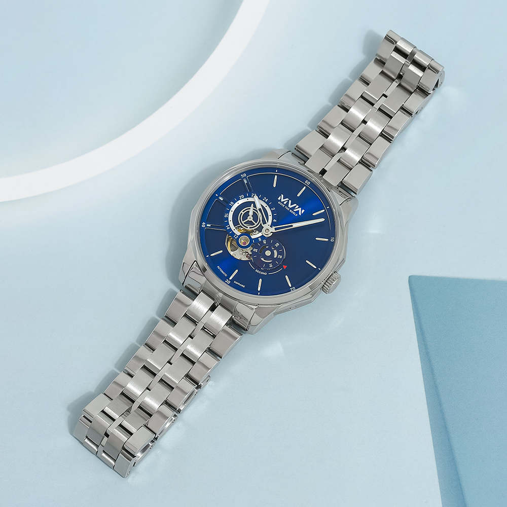 Đồng hồ MVW Star 43 mm Nam MSA090-01-S1