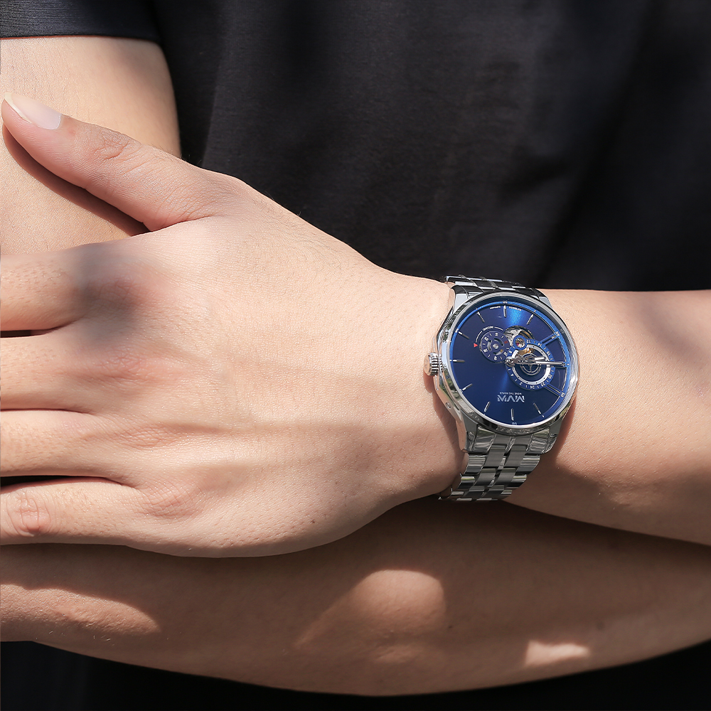 Đồng hồ MVW Star 43 mm Nam MSA090-01-S1