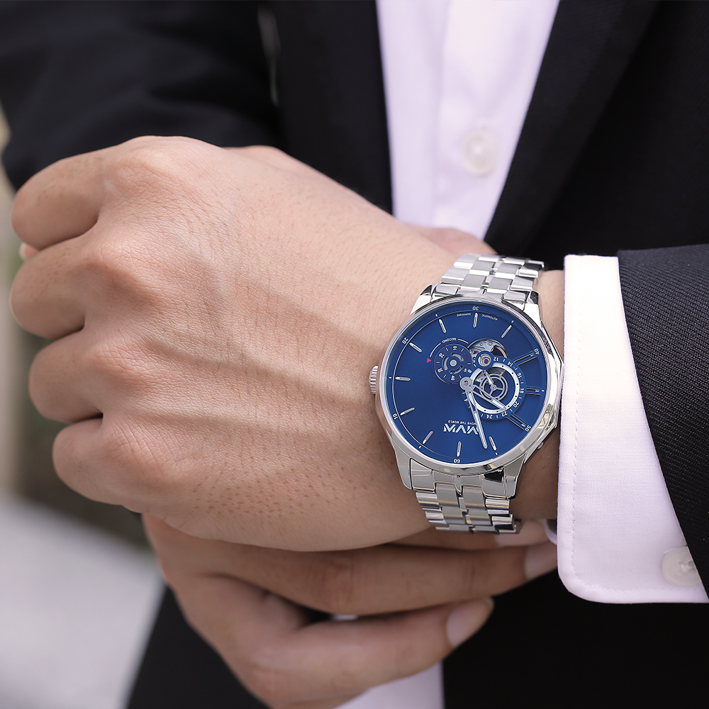 Đồng hồ MVW Star 43 mm Nam MSA090-01-S1