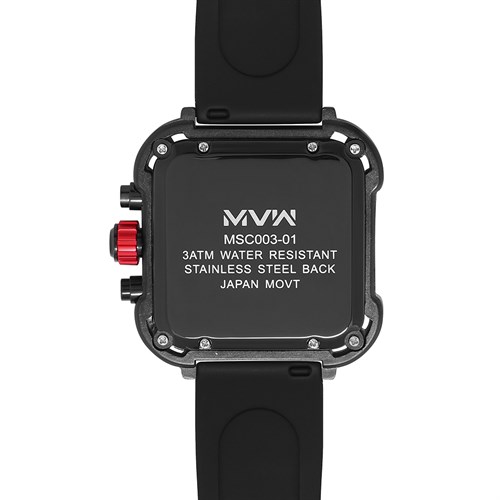 Đồng hồ MVW Sport 44 mm Nam MSC003-01 Màu Đen