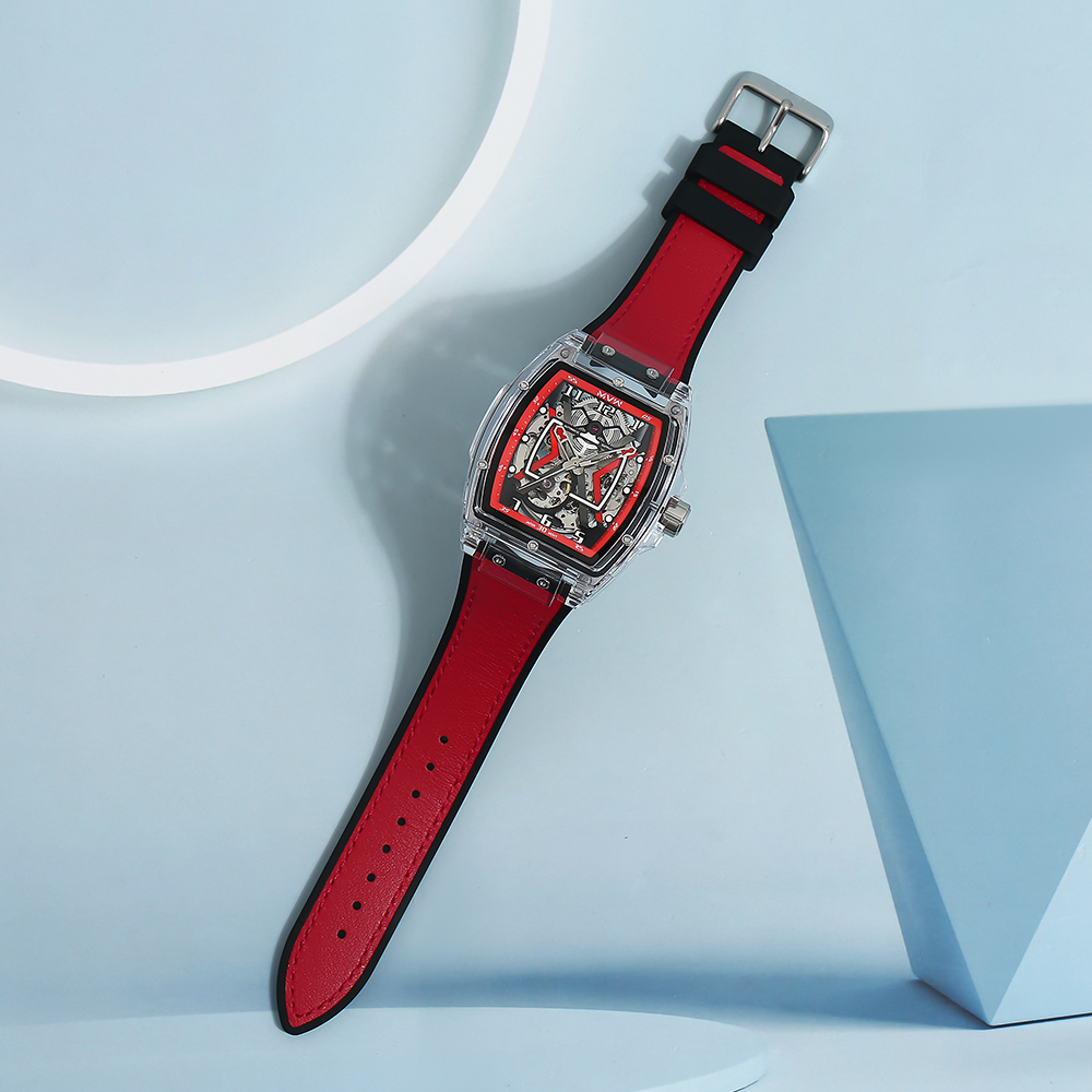 D&acirc;y đeo kết hợp silicone v&agrave; da tổng hợp